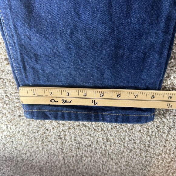 Vintage Wrangler Jeans Mens 36x34 Blue Denim 13MWZ Cowboy Cut Straight Adult - Picture 7 of 9